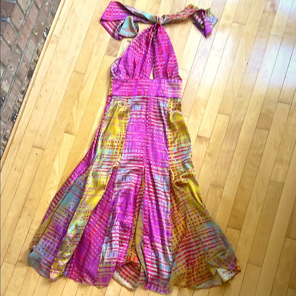 Silvia Tcherassi Multi Color Halter Sundress-once worn! - Picture 5 of 6